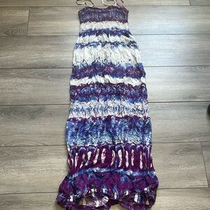 SM72 Reitmans maxi dress with ruched top